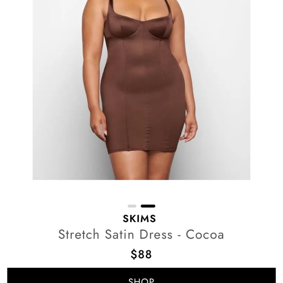 SKINS Satin Stretch Dress - Picture 5 of 5